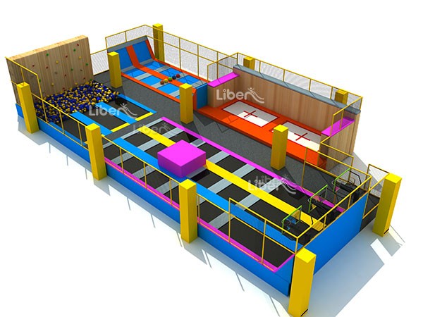 China Liben Commercial Indoor Children Trampoline Park Manufacturer 